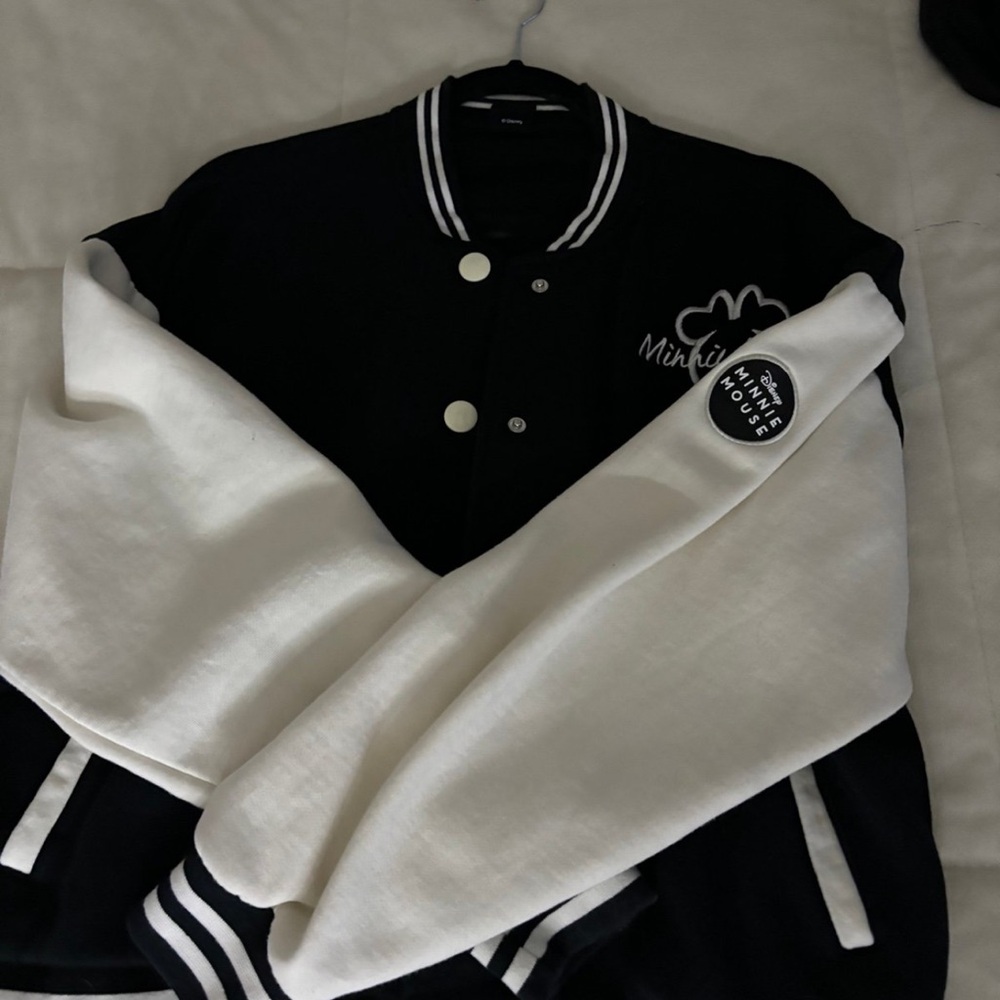Black and White Varsity Jacket